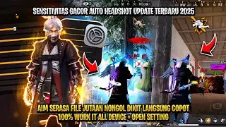 100% HS WAJIB COBAIN‼️SENSITIVITAS FF AUTO HEADSHOT TERBARU 2025🔥OPEN SETTING+CARA DRAG AUTO MERAH🎯