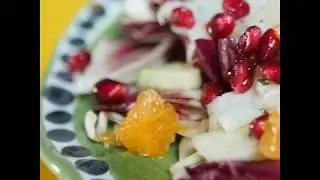 Tartara di baccalà, radicchio, mela e mandarino | Le Ricette | La Cucina Italiana
