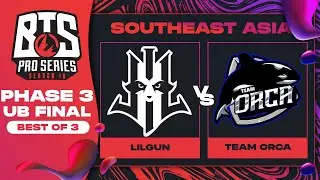Lilgun vs Team Orca Game 1 - BTS Pro Series 10 SEA: Phase 3 w/ Xyclopz & GoDz