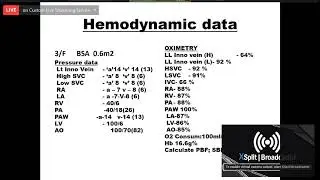 Dr RJM Friday Classes   Spotter   Cath Data Interpretation   17th June 2022