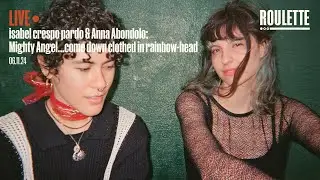 isabel crespo pardo & Anna Abondolo: Mighty Angel…come down clothed in rainbow-head