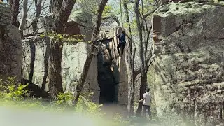 Georgia Bouldering: Cheesecake Arête