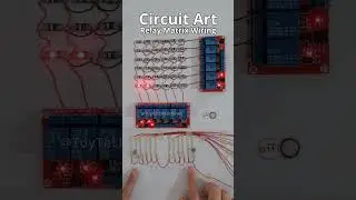 Circuit Art Wiring for LED Relay Matrix