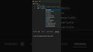 How to Randomly Choose from a List Using Python! 🐍🎲#shorts