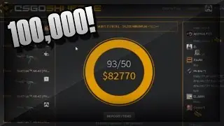 CSGO - WORLDS BIGGEST BET $100,000! PHANTOML0RD LOOSES CSGO BET - CSGO SHUFFLE!
