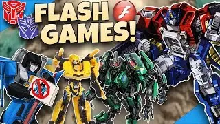 TRANSFORMERS FLASH GAMES! (w/ PaperPlane!) - Diamondbolt