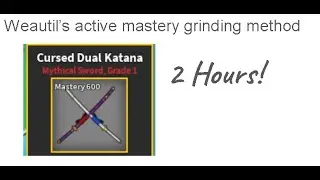 how to get mastery (very fast)