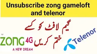 How To Unsubscribe Zong Gameloft || Unsubscribe Telenor Gameloft | Gameloft Ko Kase Khatam Karen