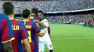 FC Barcelona Vs AC Milan   Ronaldinho Return of the King   25 08 10    YouTube