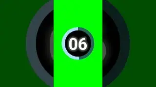 10 seconds timer green screen 