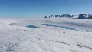Antarctic Ice Doughnuts and Ice Shelf Collapse