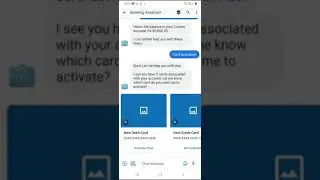 Personal banking on a chat (Google's Business Messages / RCS Business Messaging)