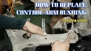 How to replace Suspension arm bushing or Control arm bushing.|| Toyota Vios @jovitsfadero