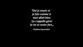 Les plus beaux proverbes, citations.