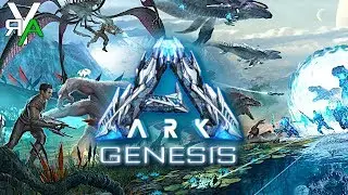 LUNAR BIOME FARMING!! ARK GENESIS DLC