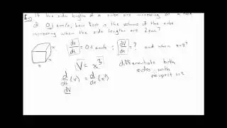 Related Rates (Example 1)