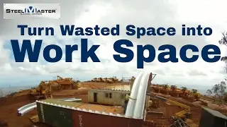Turn Wasted Space into Work Space with Steel Container Roof