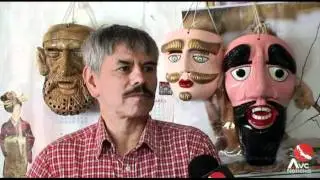 Lino mora creador de máscaras culturales en Naolinco Veracruz