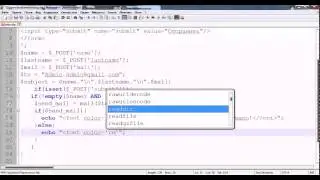 Отправка почты средствами PHP