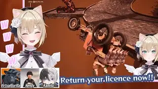 【VSPO!】Noah got her license and was confident in her driving ability, but she soon fell over.lol