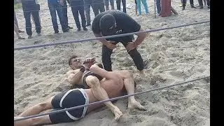 Тяжёлый бой и рычаг локтя! Уличные бои СТРЕЛКА Барнаул 29/06/2019