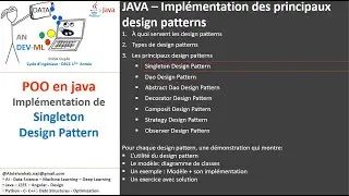 POO en java - implémentation de Singleton Design Pattern