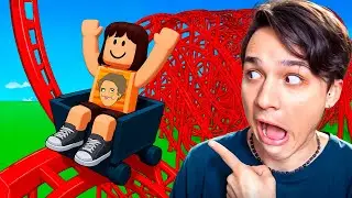 Я ПОСТРОИЛ САМУЮ ОПАСНУЮ АМЕРИКАНСКУЮ ГОРКУ в РОБЛОКС! 😱🎢