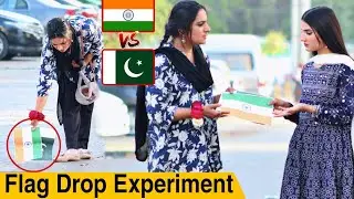 INDIAN FLAG VS PAKISTANI FLAG | FLAG DROPPING SOCIAL EXPERIMENT
