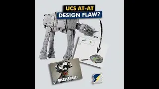 Major design flaw in the new LEGO Star Wars UCS AT-AT? I don't think so.