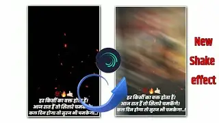 Trending photo shake + flash effect status editing  in alight motion