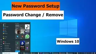 Windows 10 Password Setup