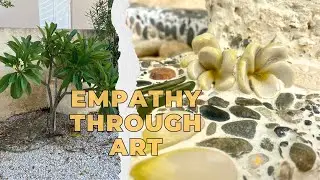 The Art of Empathy: Crafting a Cement Mosaic Wall 🪴with Ceramic and Stones
