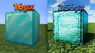 Minecraft Reality 16px VS 256px INSANE Realistico PBR With Shades