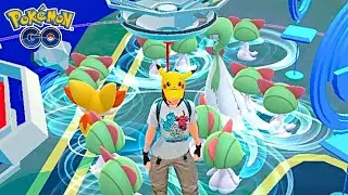 🤯 Shiny Ralts Spotlight with Excellent Hour Gaming🌙..... Pokemon go ✨