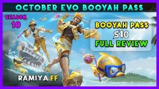 🟣 OCTOBER BOOYAH PASS FREE FIRE 2023 (BP 10) FULL REVIEW | RAMIYA FF
