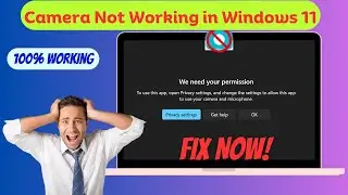 Fix Camera Not Working in Windows 11 (We Can't Find Your Camera Error)