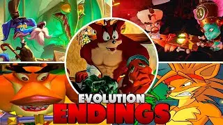 Evolution of Endings in Crash Bandicoot Games