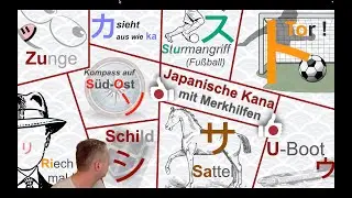 🇯🇵 Japanische Kana mit Merkhilfen | vor Duolingo | Katakana Hiragana (Praktische Japanologie)