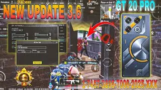 New Update 3.6😱Infinix Gt 20 Pro Pubg 3.6 Sensitivity🔥Infinix Gt 20 Pro Pubg New Update Sensitivity