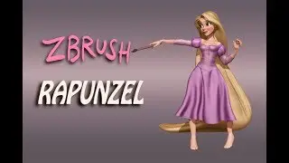 Rapunzel Tangled Zbrush Timelapse