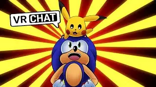 SONIC MEETS PIKACHU IN VR CHAT