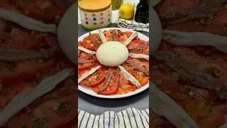LA MEJOR ENSALADA DE VERANO!! Está impresionante de rica 🤤🍅 #youtubeshorts #shorts
