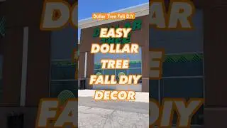 The EASIEST Dollar Tree DIY EVER! 🧡🍂 #diy #whiskeyandwhit #dollartree