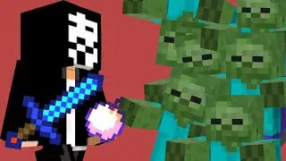 MINECRAFT | Анонимус в Майнкрафте против 1000 зомби! 1 серия