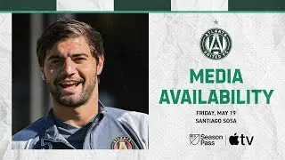 Santiago Sosa speaks to the media ahead of the Atlanta United away match vs Chicago Fire