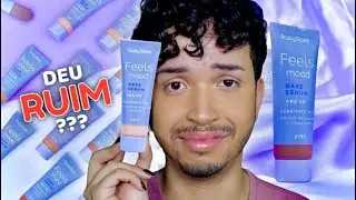 TESTANDO LANÇAMENTO: *Ruby Rose* NOVA BASE SÉRUM FPS20 FEELS MOOD - Saile Bernardo