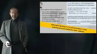 Bidragskalkyle eksempel tilleggssats pr avdeling
