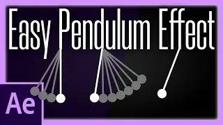 Easy and Simple Pendulum Effect in AE | After Effects