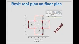 Plan of roof on floor plan in Revit