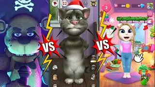 FNAF vs TOM vs ANGELA Who is Best Talking Echo #fnaf